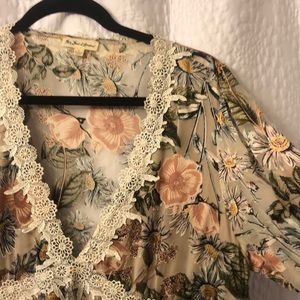 For Love & Lemons floral dress